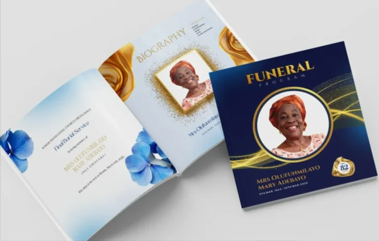 A5 Eulogies Printing