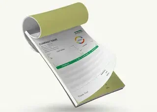 Receipt books printing
